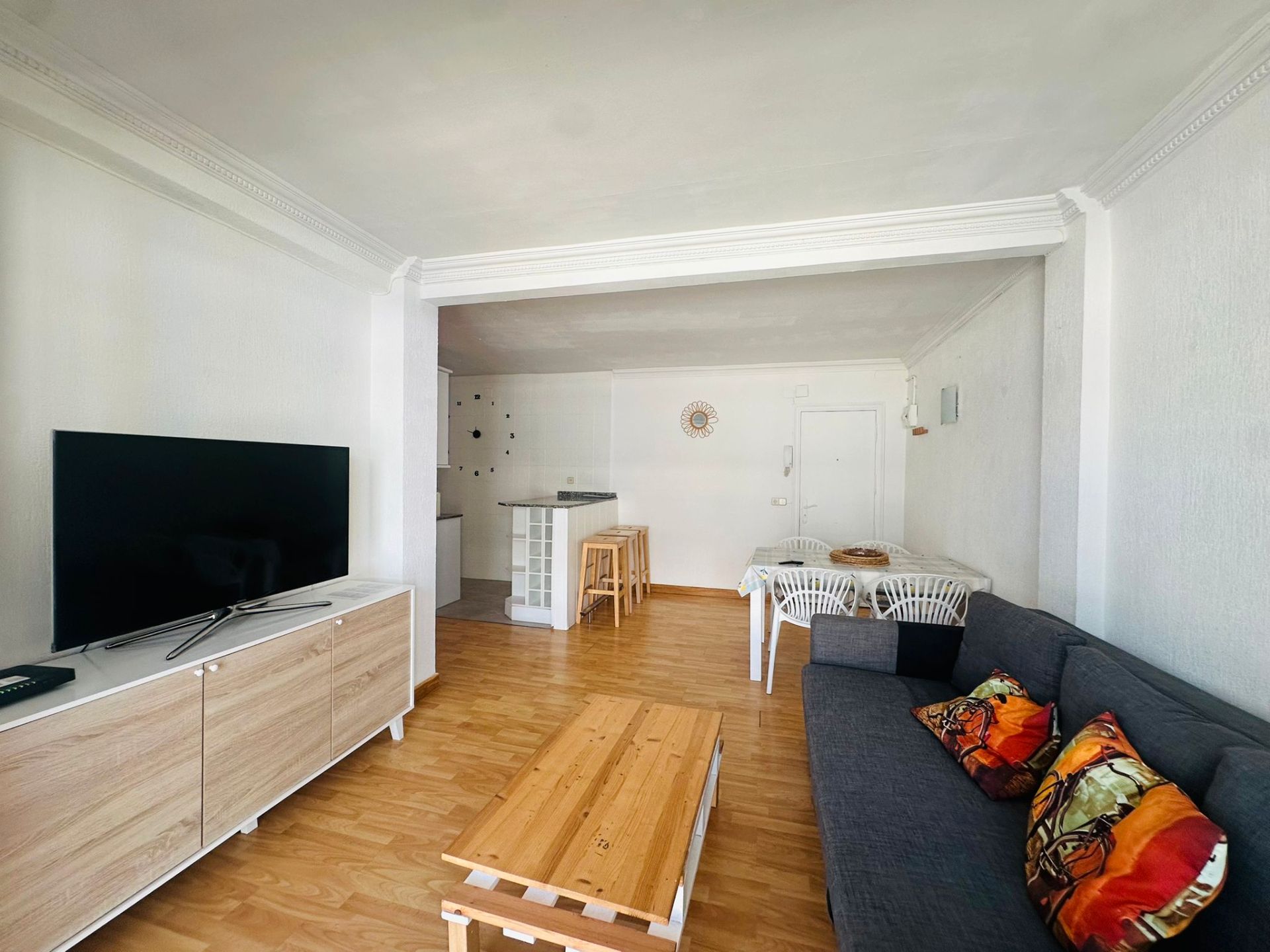 Sala d'estar de Àtic en venda en Salou amb Aire condicionat, Moblat i Forn