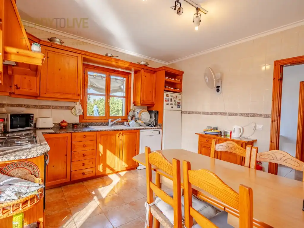 Cocina de Finca rústica en venta en Sa Pobla con Calefacción, Jardín privado y Balcón