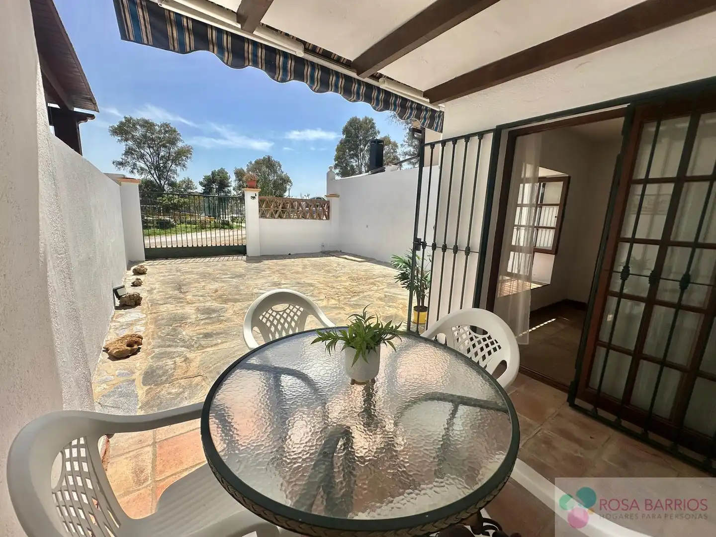 Terraza de Casa adosada de alquiler en Estepona con Terraza y Piscina comunitaria