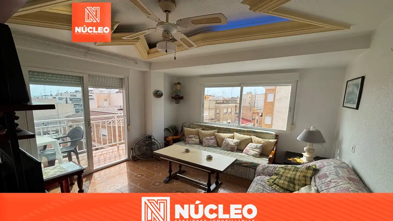 Balcony of Flat for sale in Santa Pola  with Air Conditioner, Furnished and Washing machine