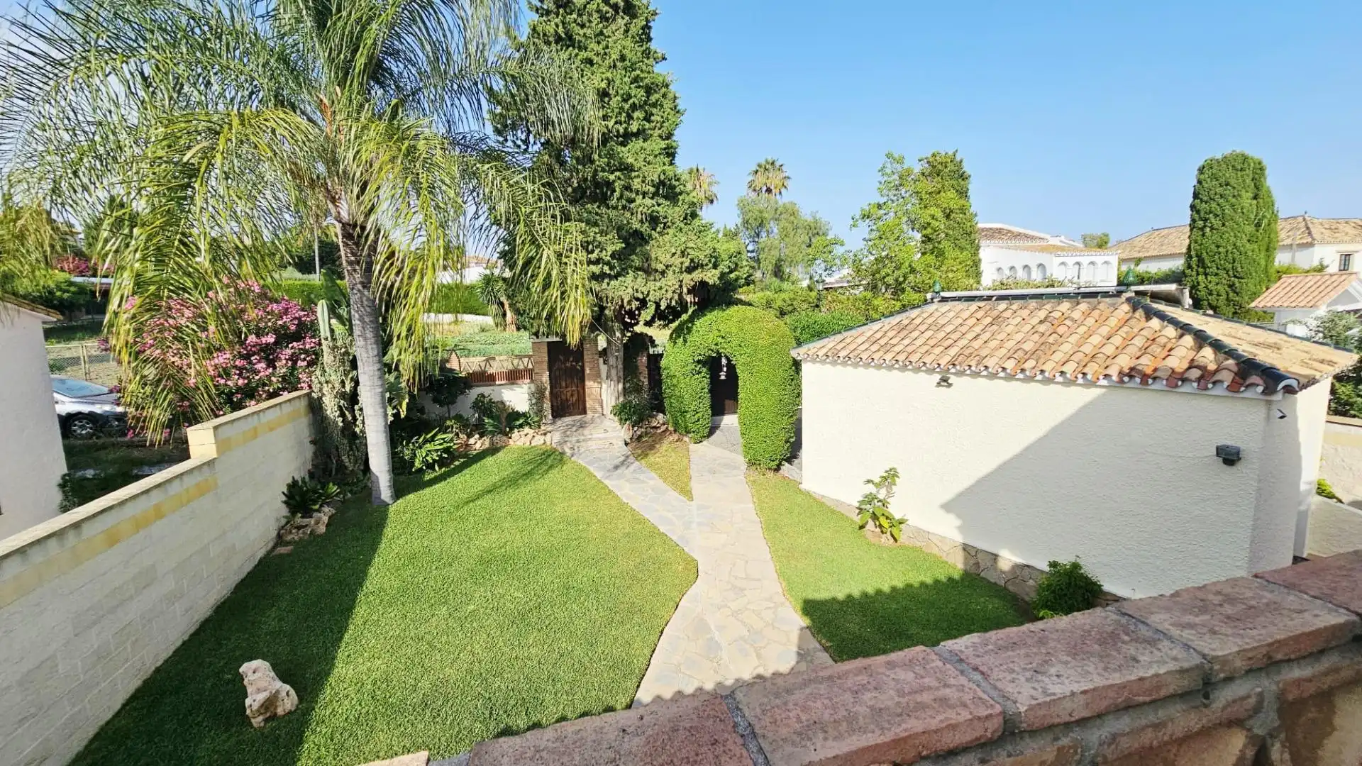 Jardín de Casa o chalet en venta en Marbella con Jardín privado, Terraza y Piscina comunitaria