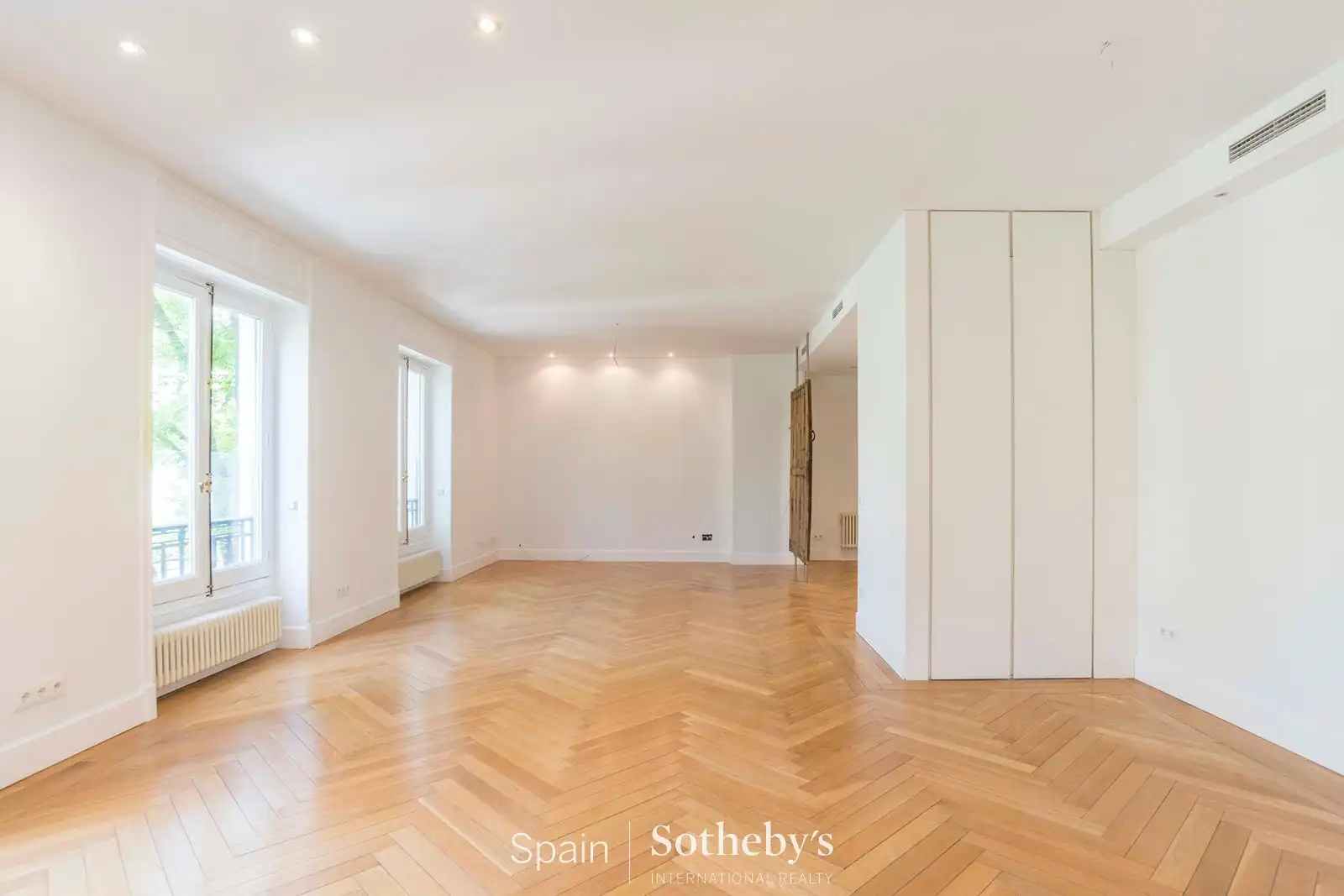 Wohnzimmer von Wohnungen zur Miete in Madrid mit Klimaanlage und Heizung