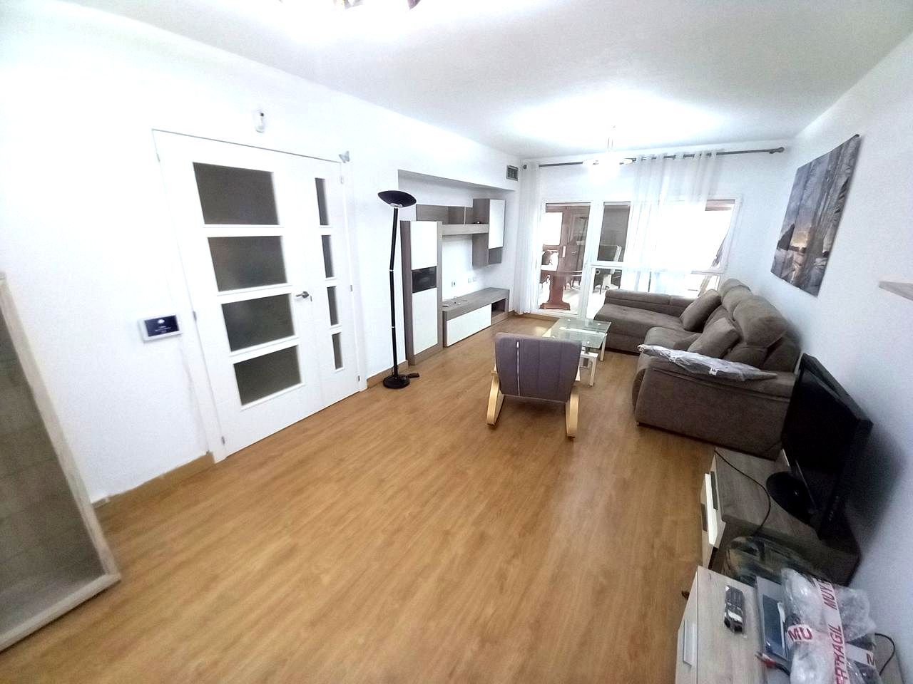 Living room of Single-family semi-detached for sale in Villanueva de Gállego  with Air Conditioner, Heating and Private garden