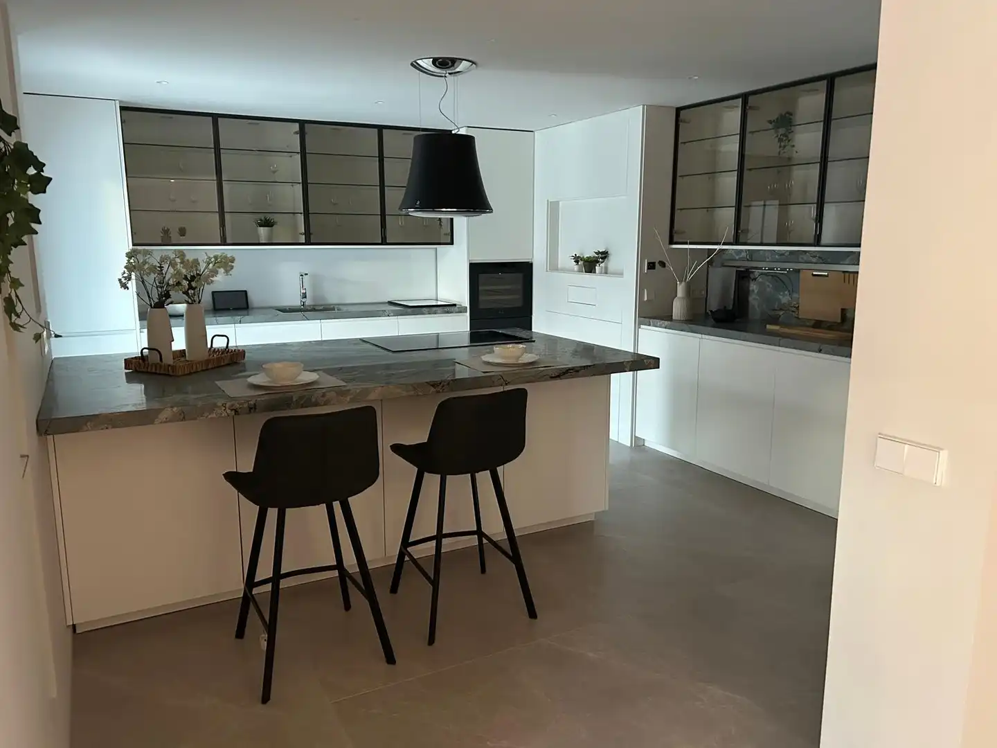 Kitchen of Houses for sale in  Madrid Capital  with Heating, Private garden and Terrace