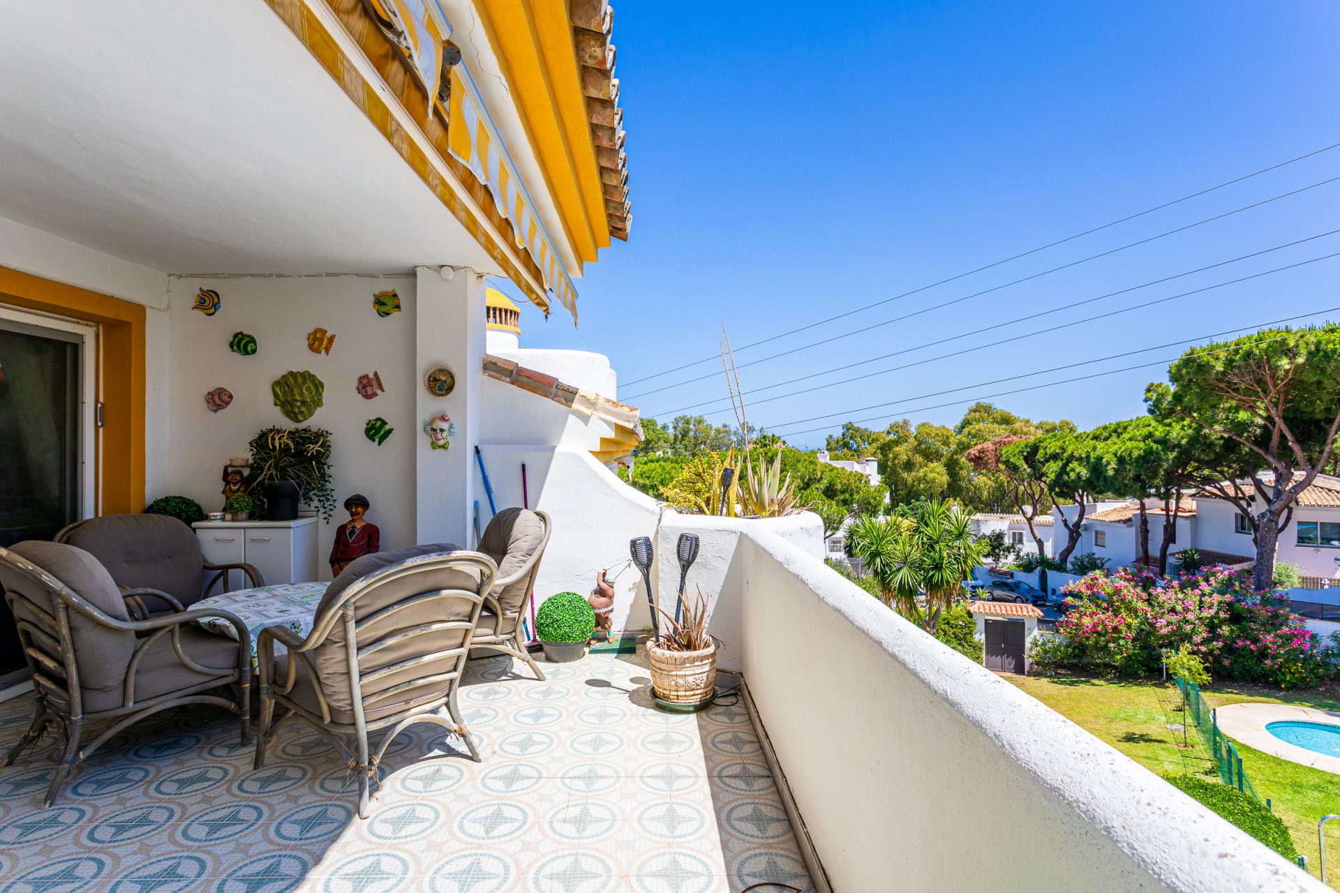 Exterior view of Attic for sale in Mijas  with Air Conditioner, Terrace and Swimming Pool
