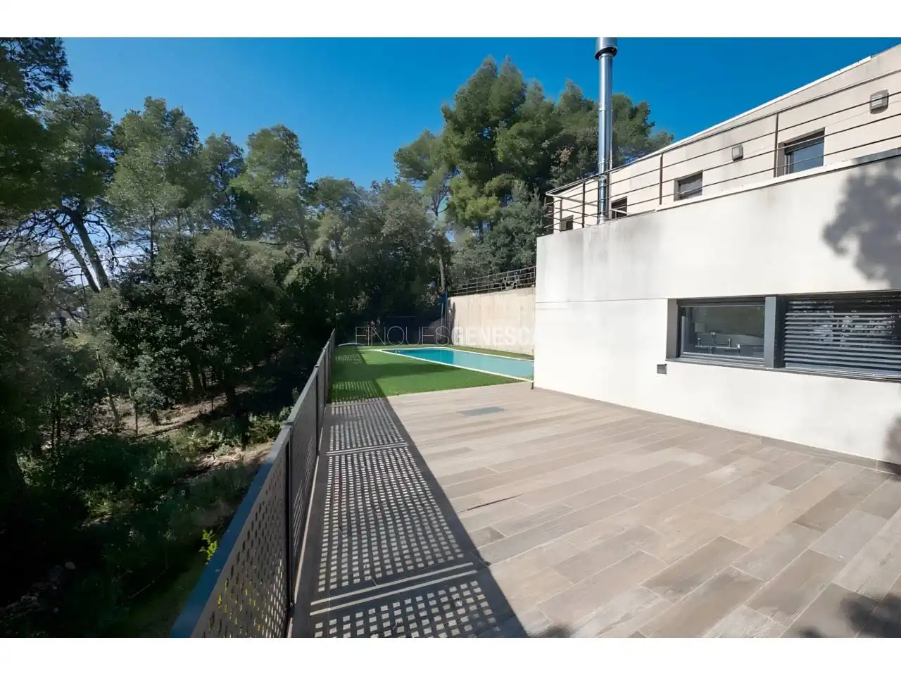 Terraza de Casa o chalet en venta en Matadepera con Aire acondicionado, Calefacción y Jardín privado