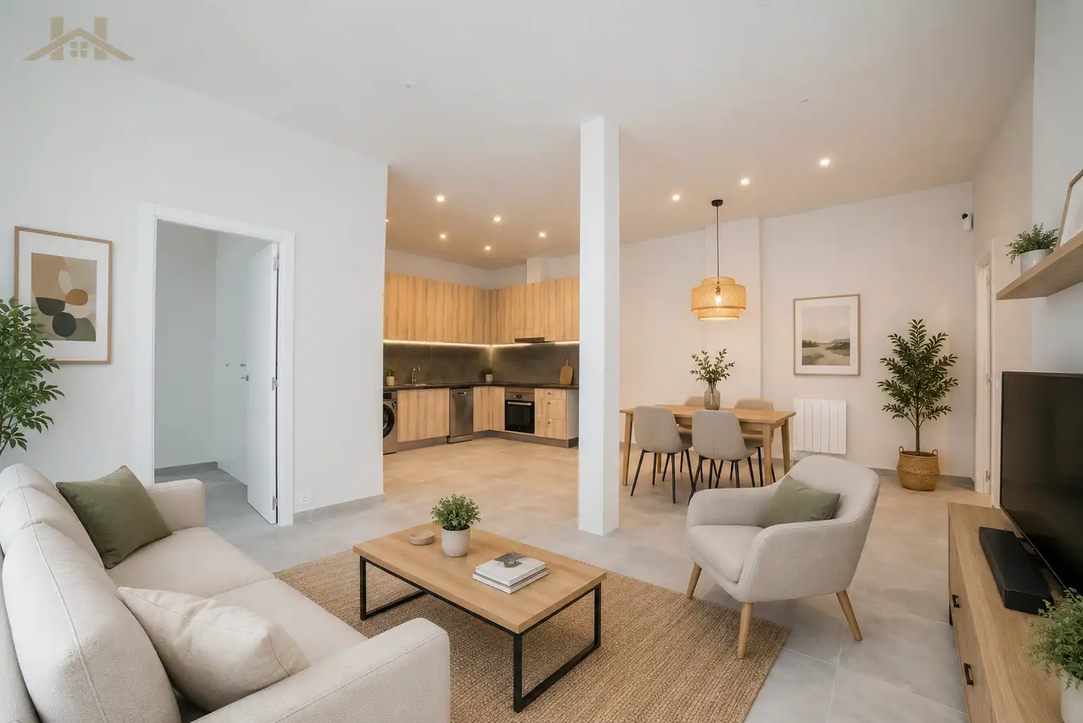 Living room of Flat for sale in Getafe  with Heating, Oven and Washing machine