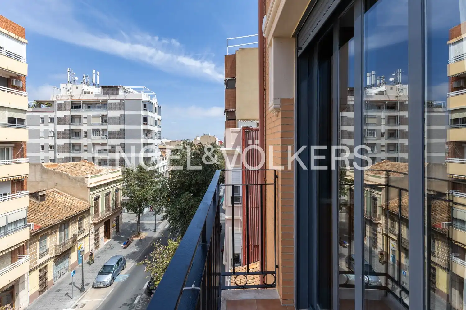 Außenansicht von Dachboden zur Miete in Valencia mit Klimaanlage, Heizung und Terrasse