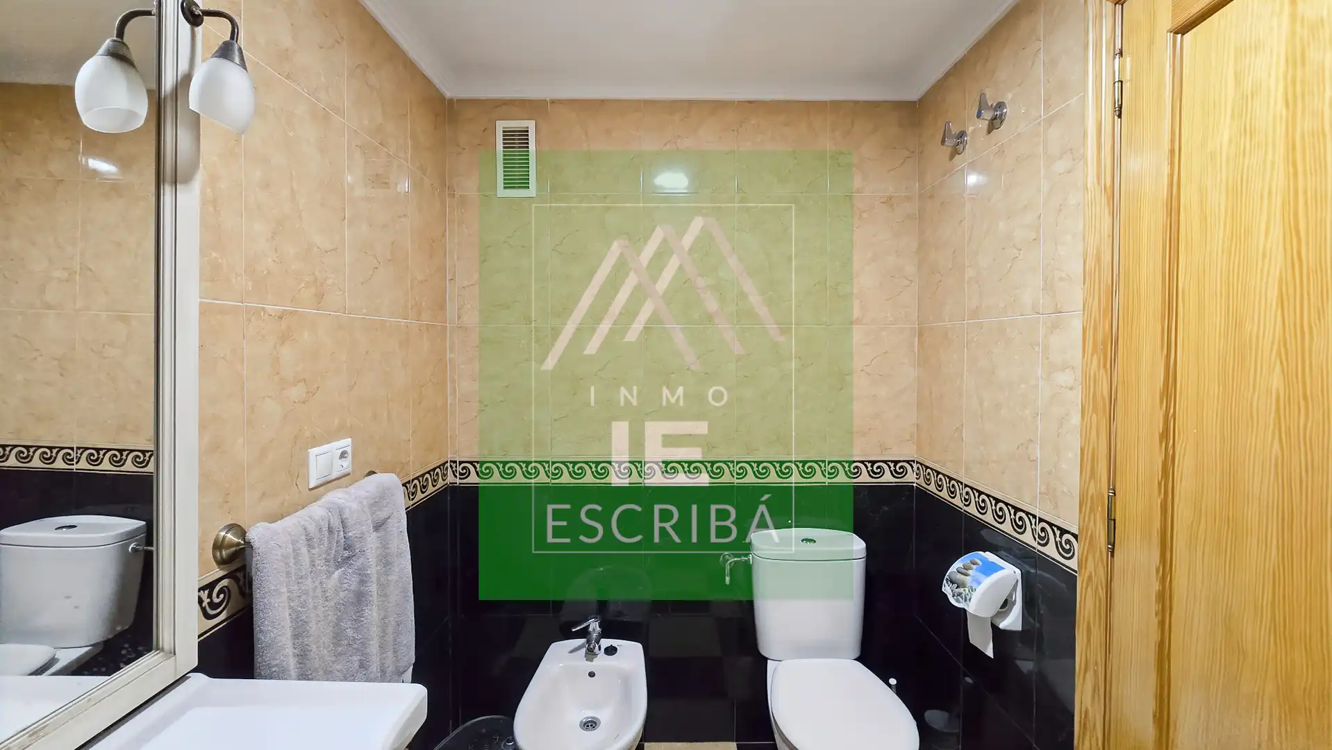 Bathroom of Flat for sale in Catadau  with Air Conditioner and Terrace