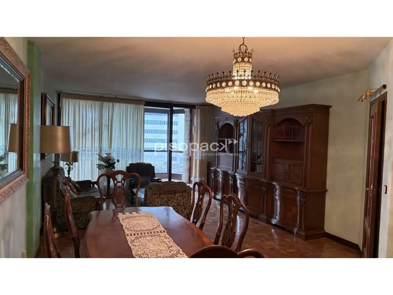 Dining room of Flat for sale in  Pamplona / Iruña  with Heating, Terrace and Storage room