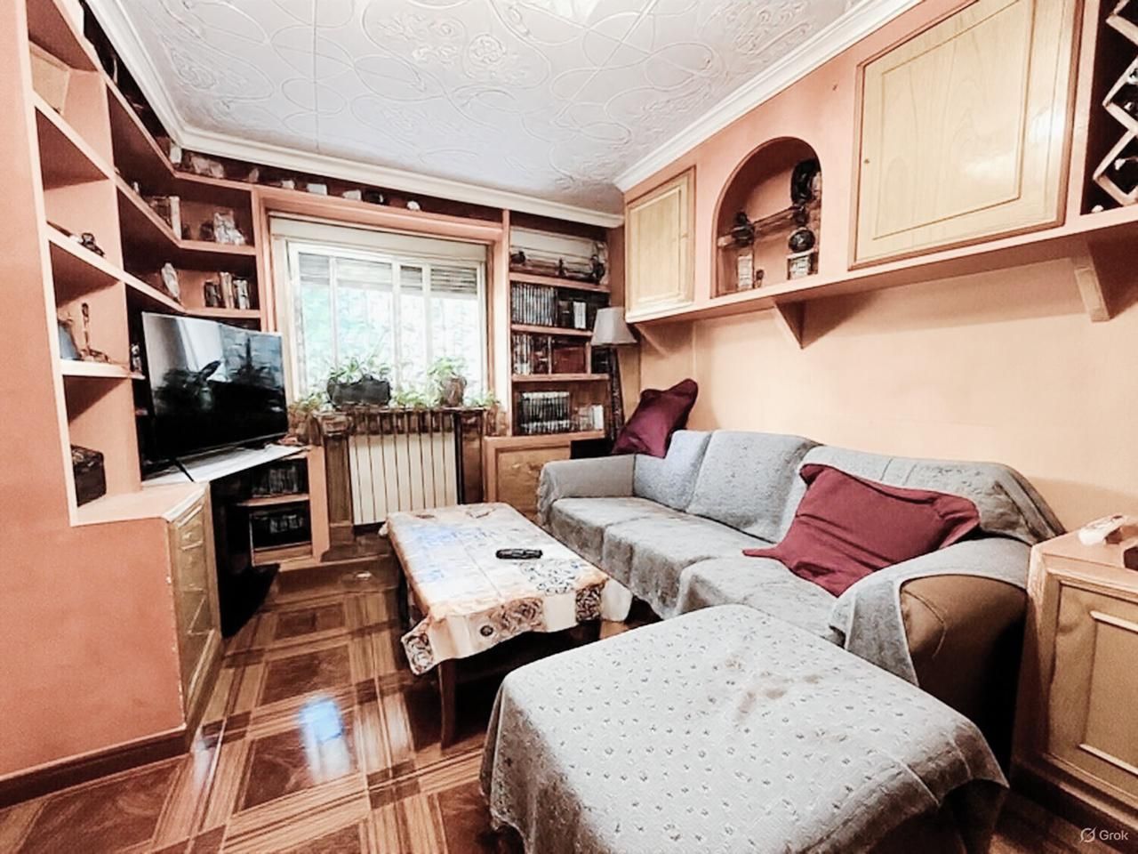 Sala d'estar de Planta baixa en venda en  Madrid Capital amb Aire condicionat i Calefacció