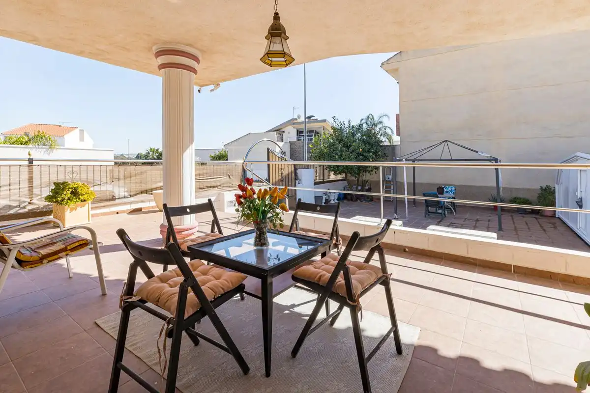 Terraza de Casa o chalet en venta en Alguazas con Aire acondicionado, Calefacción y Jardín privado