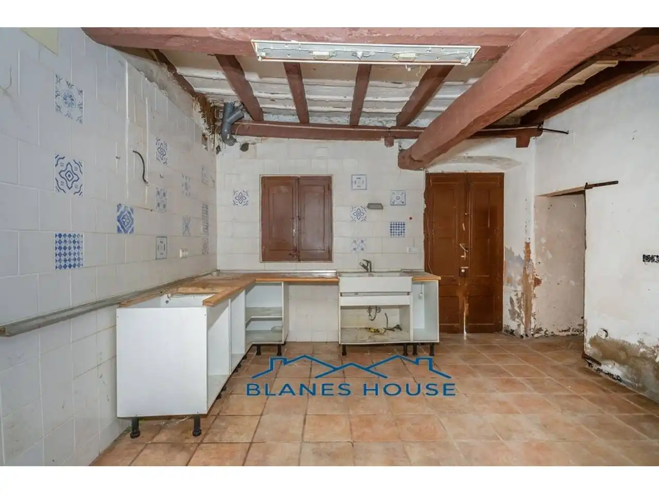 Küche von Country house zum Verkauf in Riudarenes mit Terrasse und Schwimmbad
