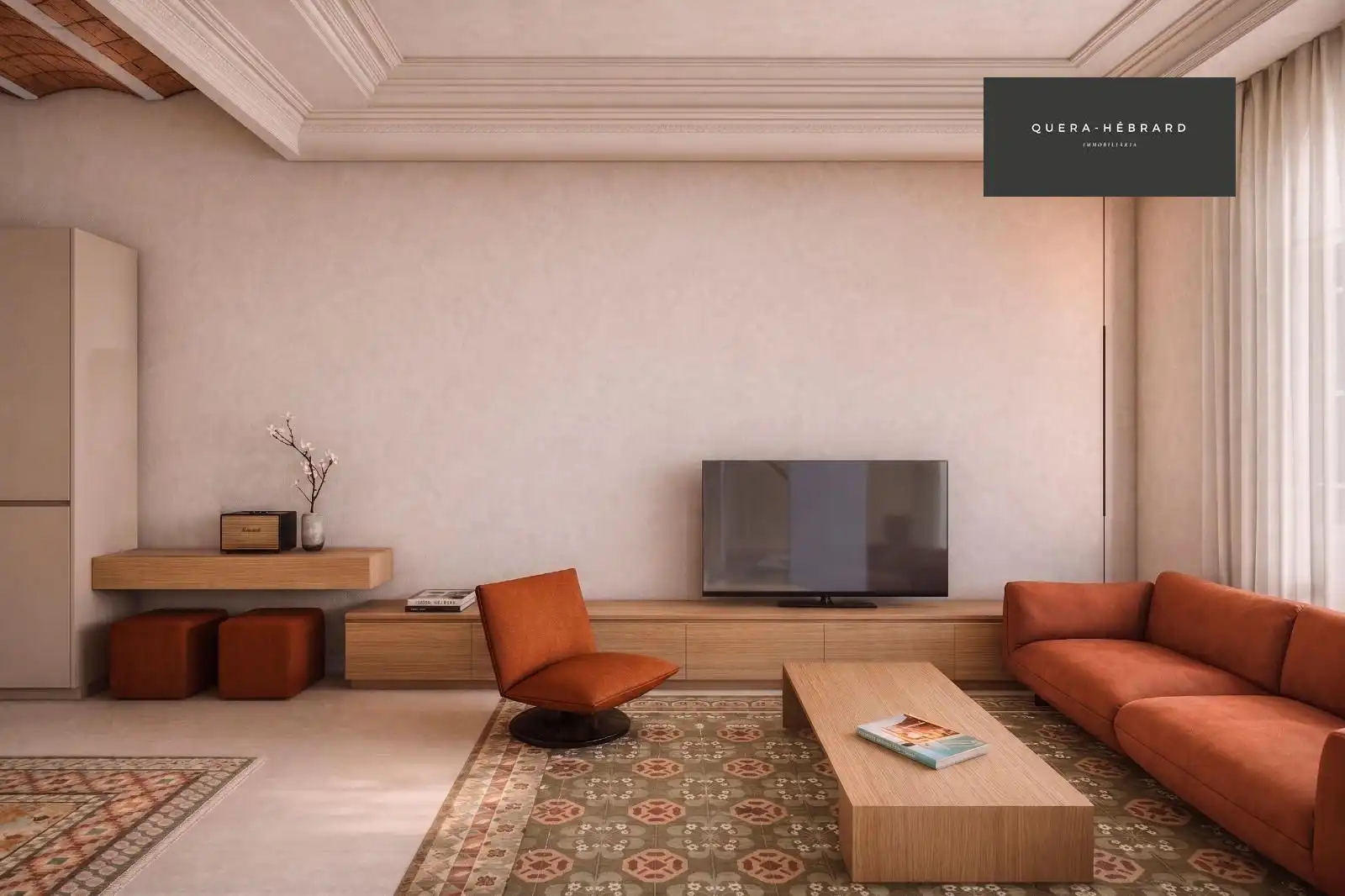 Living room of Detached homes for sale in Sant Cugat del Vallès  with Air Conditioner, Heating and Private garden