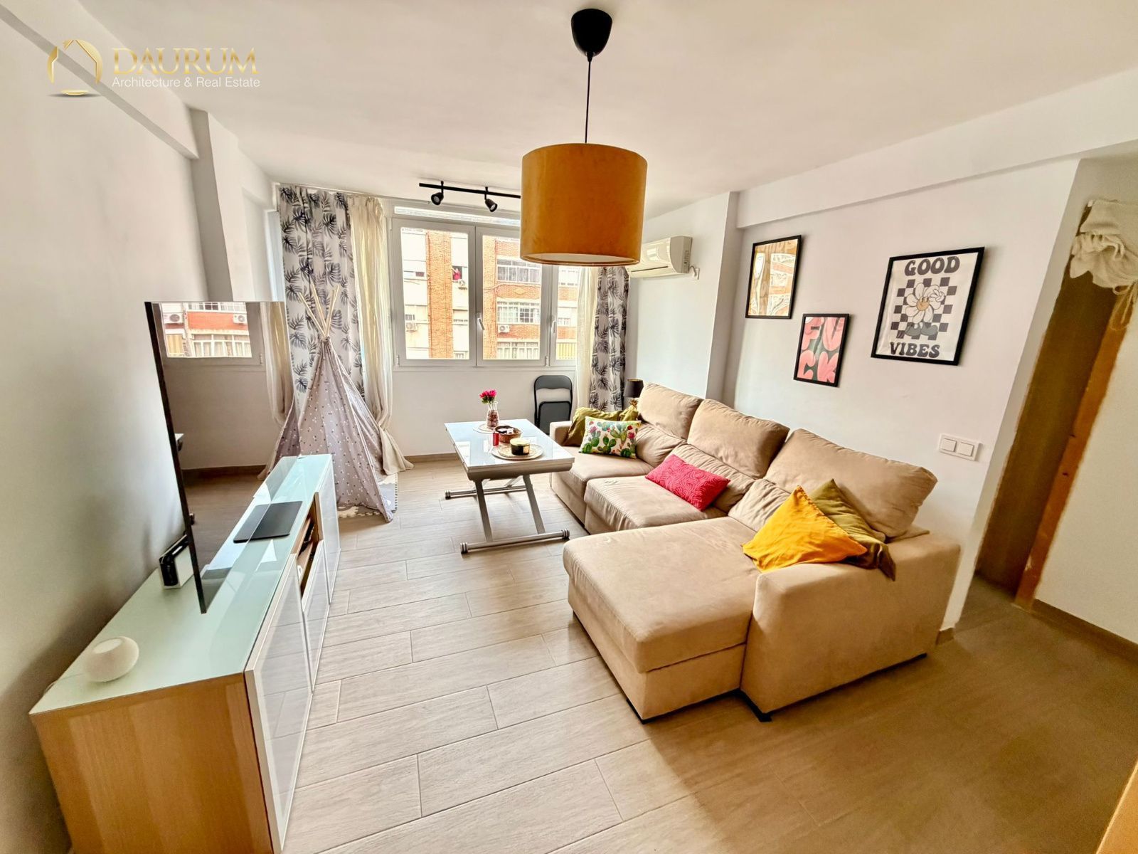 Living room of Flat for sale in Málaga Capital  with Air Conditioner and Heating