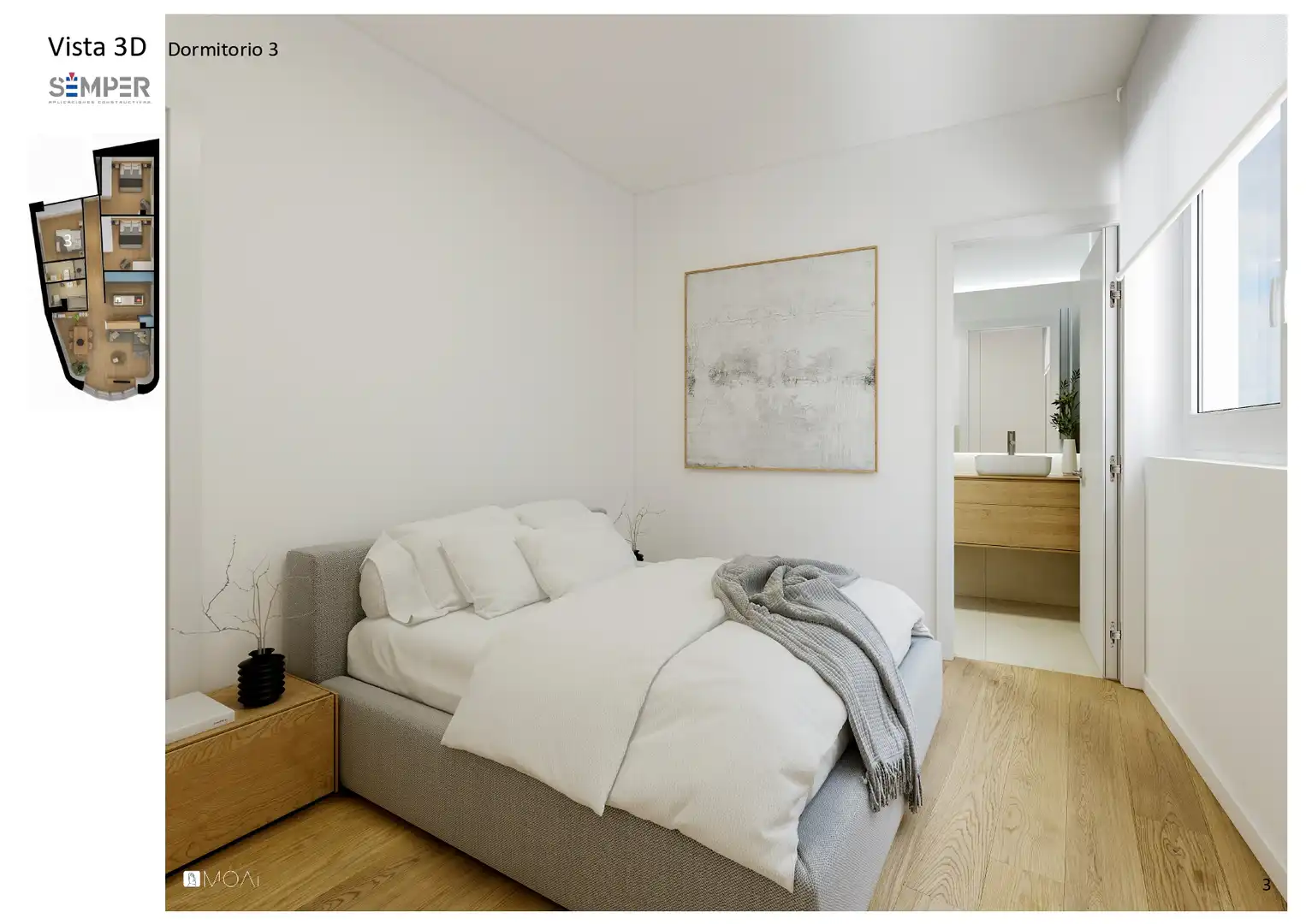 Bedroom of Flat for sale in Boiro  with Heating and Furnished
