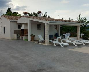 Jardí de Casa o xalet en venda en Benimarfull amb Aire condicionat, Terrassa i Piscina