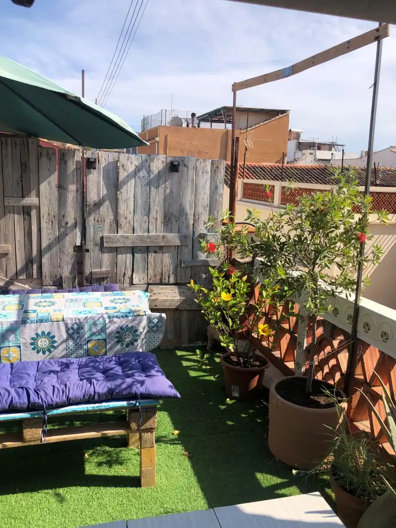 Garden of Houses for sale in Bellreguard  with Air Conditioner and Furnished