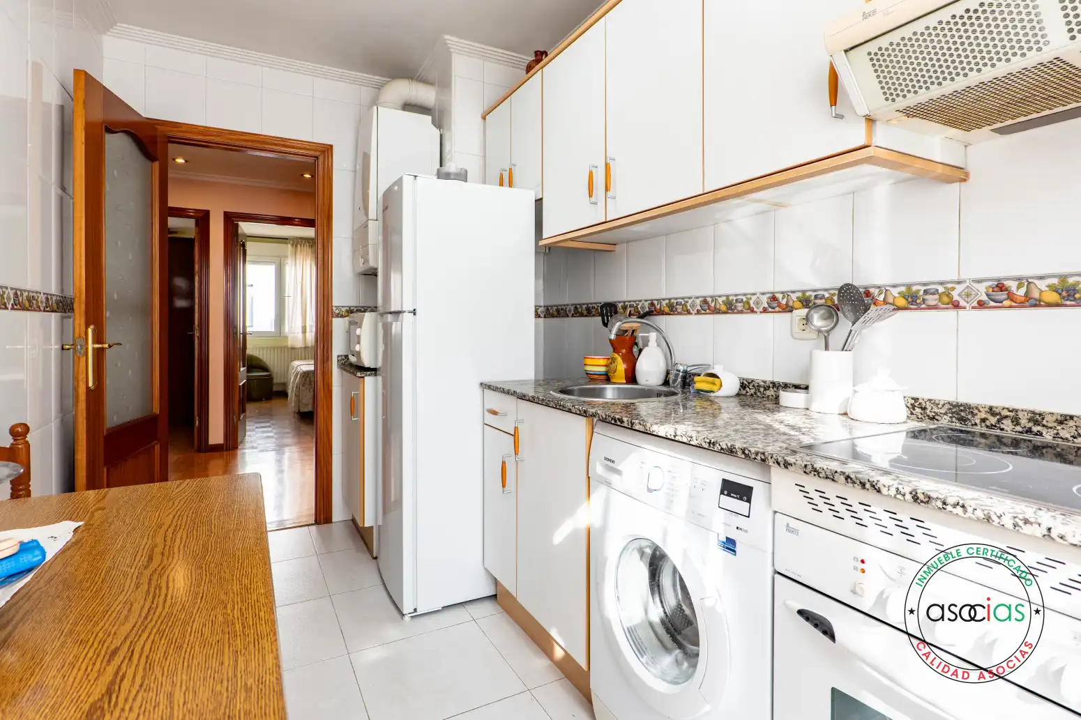 Cocina de Piso en venta en Gijón  con Calefacción, Parquet y Trastero