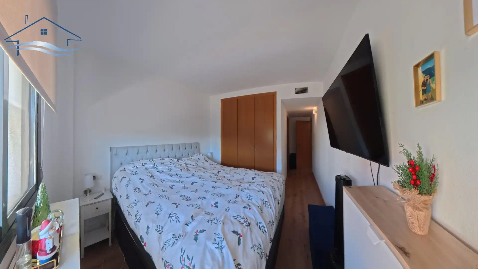 Schlafzimmer von Wohnung zum Verkauf in Alicante / Alacant mit Klimaanlage, Abstellraum und Ofen