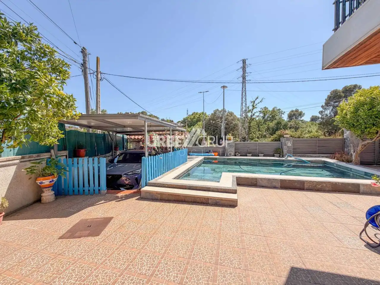 Swimming pool of Detached homes for sale in Abrera  with Air Conditioner, Heating and Private garden