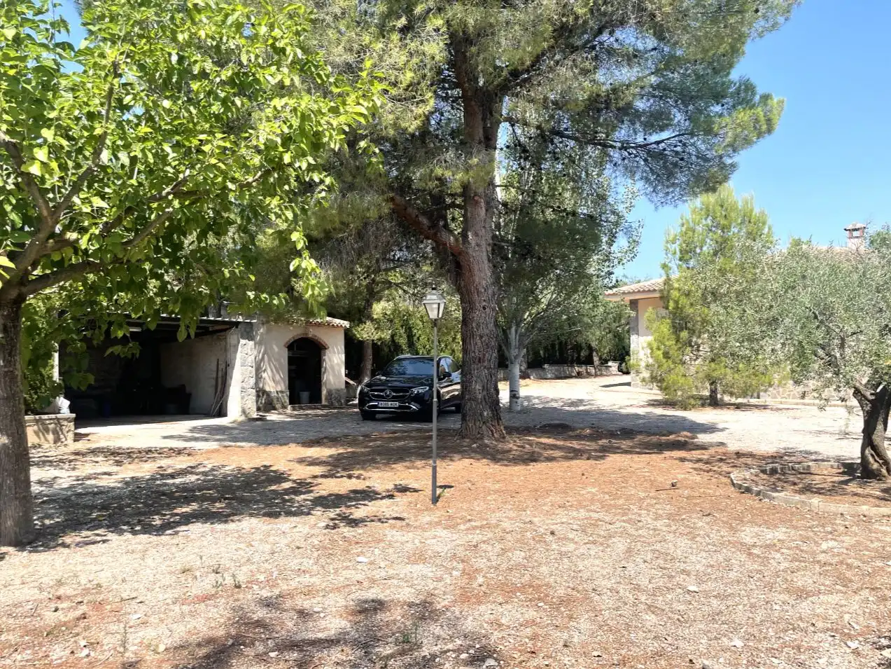 Vista exterior de Casa o xalet en venda en Cocentaina amb Aire condicionat, Terrassa i Piscina
