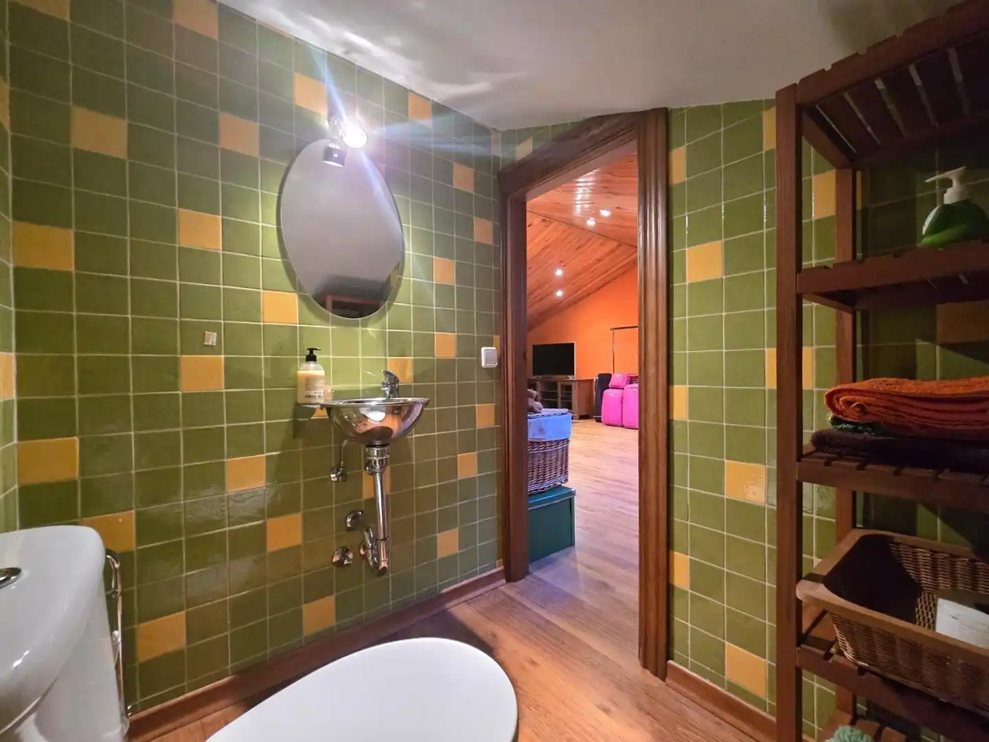 Baño de Casa adosada en venta en Talavera de la Reina con Aire acondicionado, Calefacción y Terraza