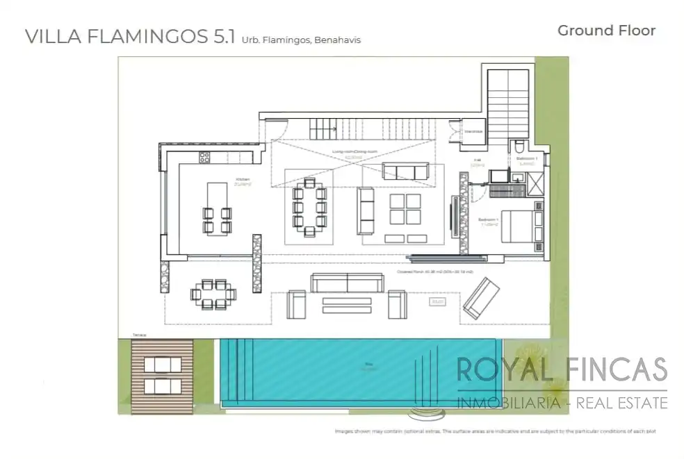 Villa con piscina in vendita a Urbanizacion los Flamingos 18, imagen 11