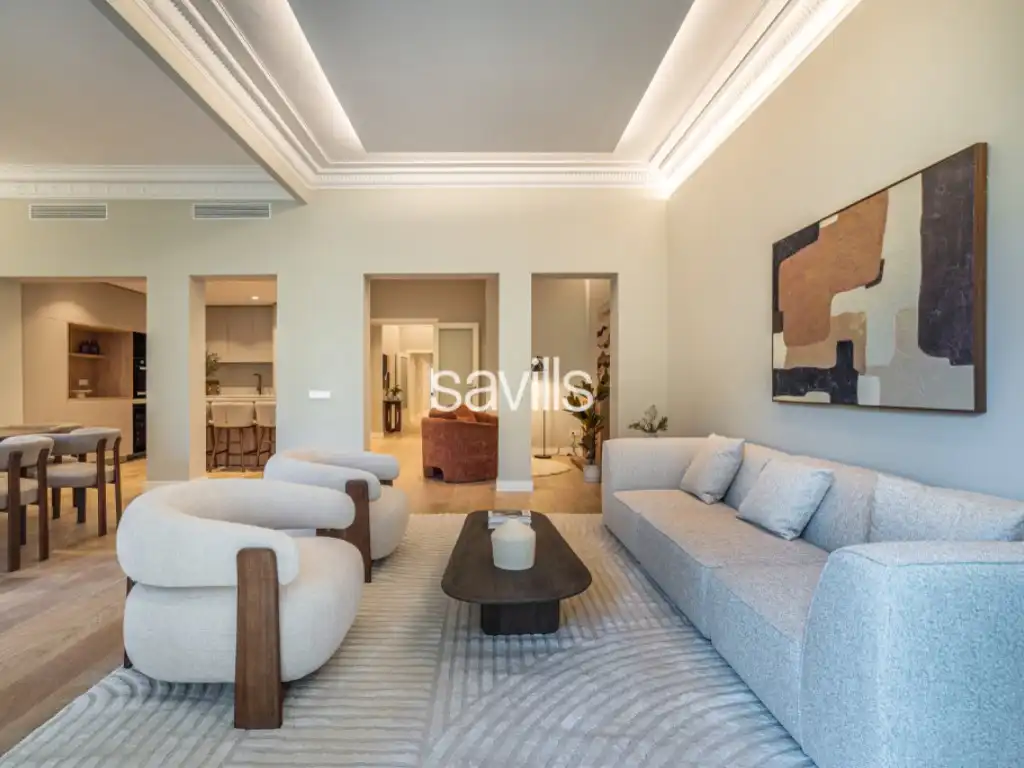 Sala de estar de Apartamento en venta en Barcelona con Aire acondicionado, Horno y Lavadora