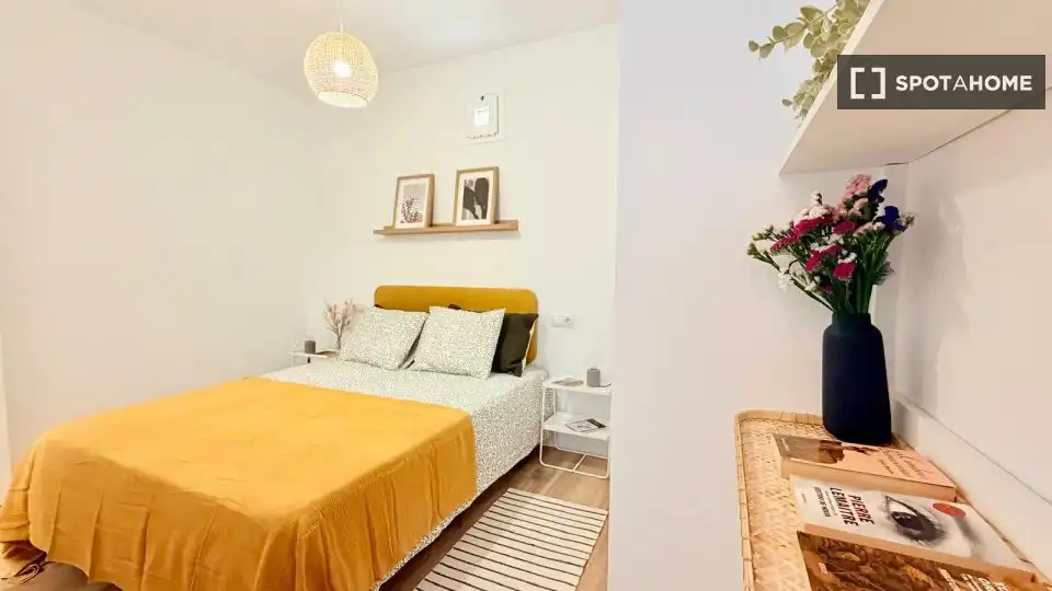 Habitación de Piso de alquiler en Madrid con Aire acondicionado, Calefacción y Amueblado