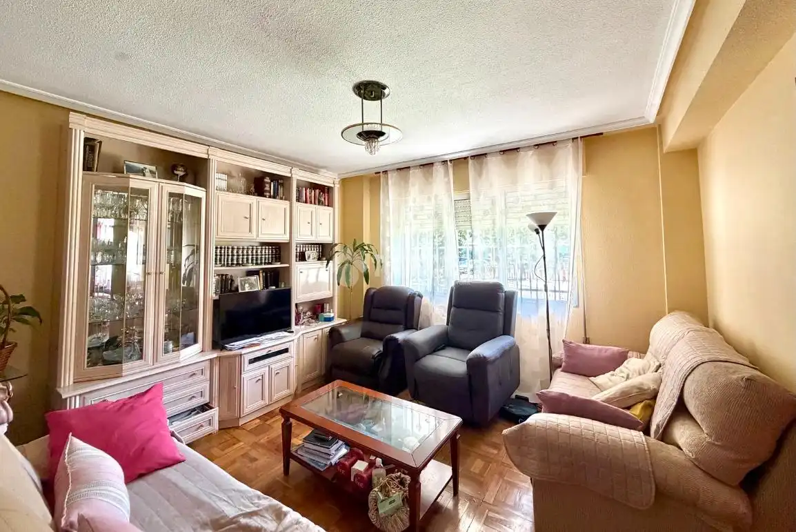Sala de estar de Piso en venta en Madrid con Aire acondicionado, Calefacción y Parquet