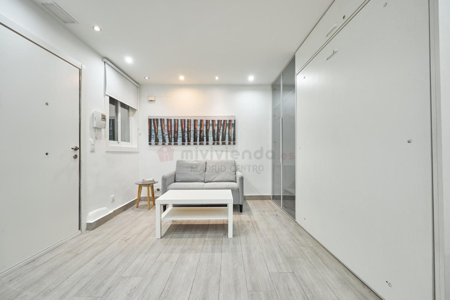Living room of Planta baja for sale in  Madrid Capital  with Air Conditioner, Heating and Furnished