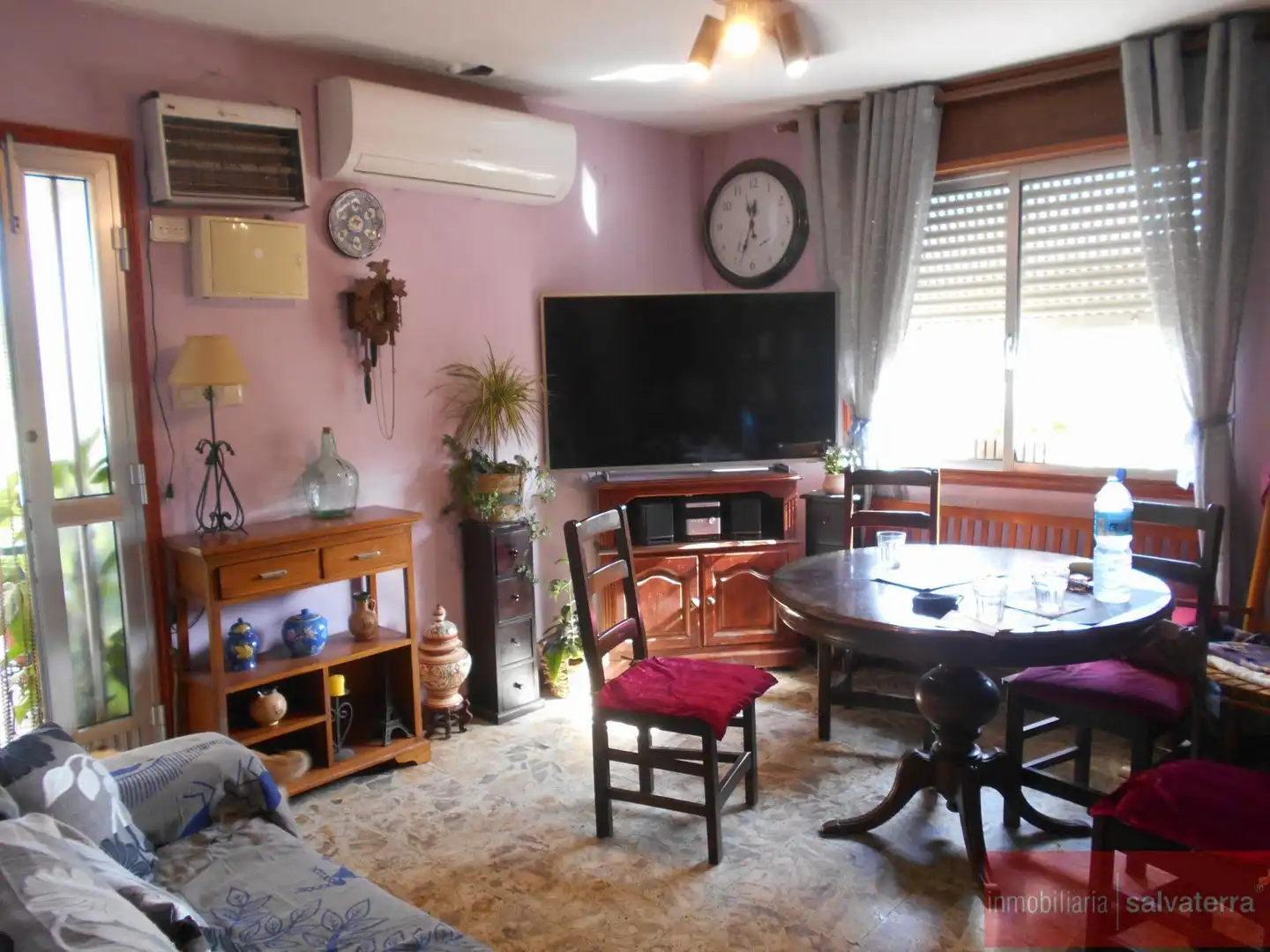 Sala de estar de Casa o chalet en venta en As Neves   con Aire acondicionado, Calefacción y Terraza