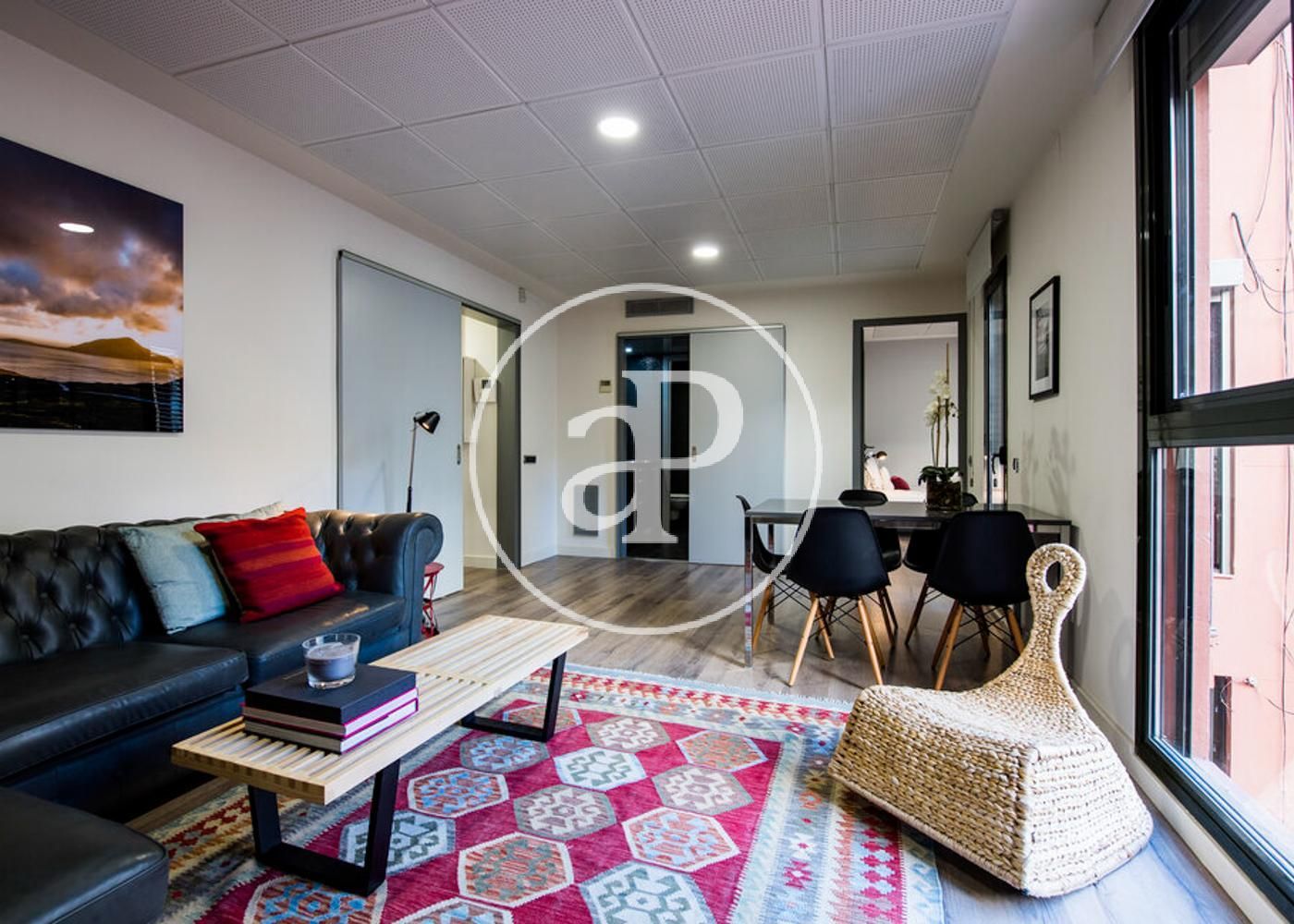 Exterior view of Flat to rent in  Barcelona Capital  with Air Conditioner, Heating and Furnished