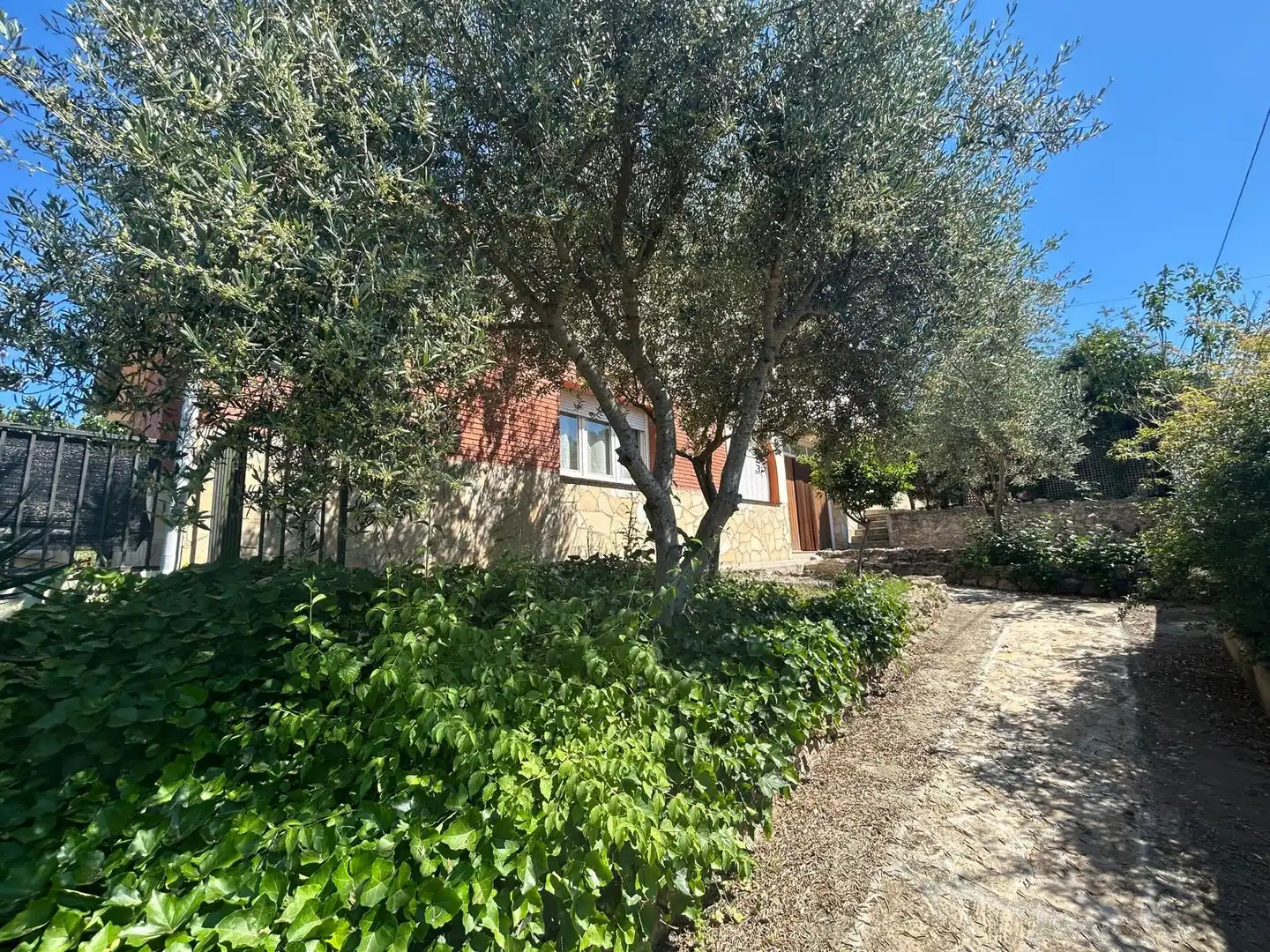Garden of Houses for sale in La Pobla de Claramunt  with Private garden and Storage room