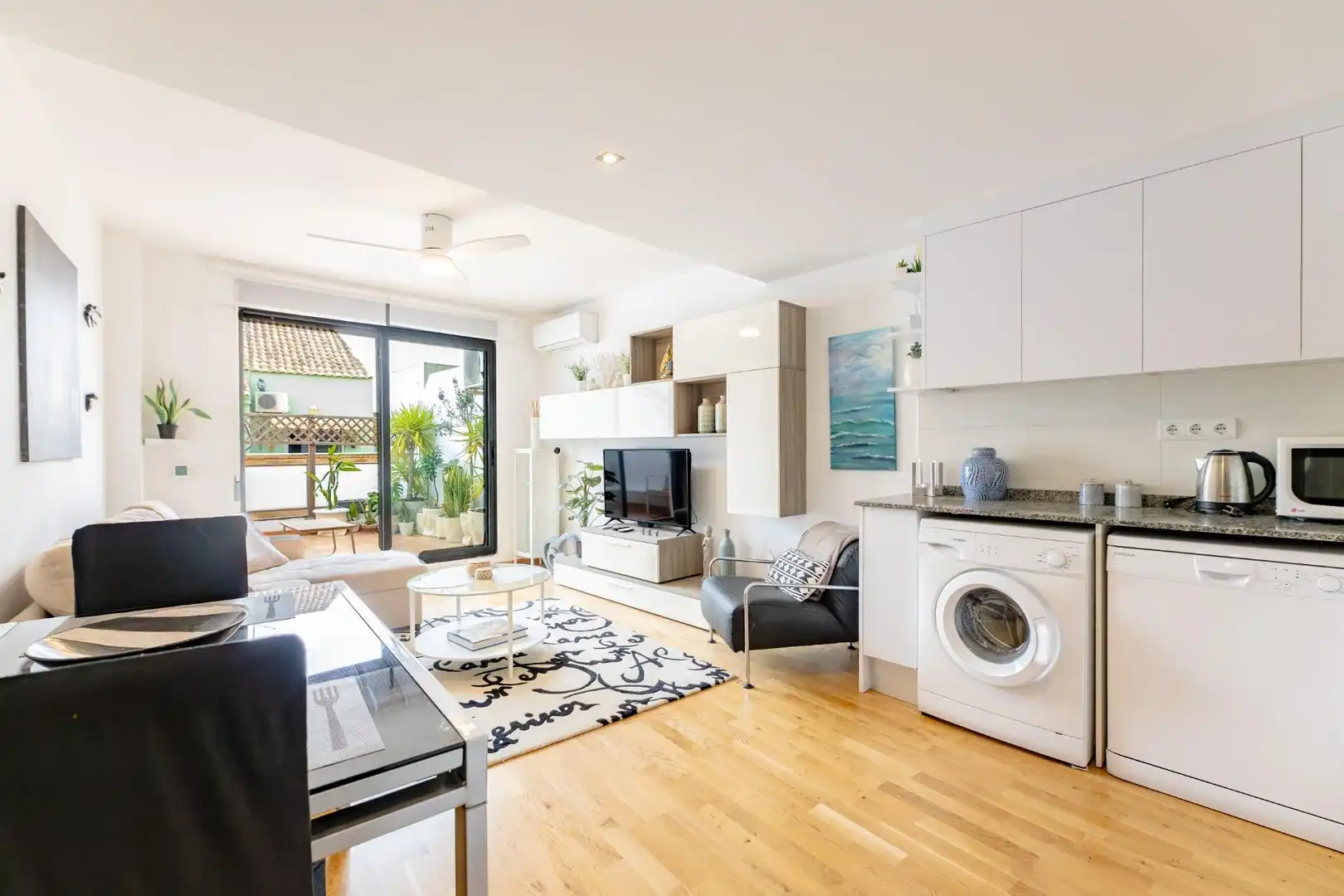 Sala de estar de Ático en venta en Sedaví con Aire acondicionado, Trastero y Amueblado