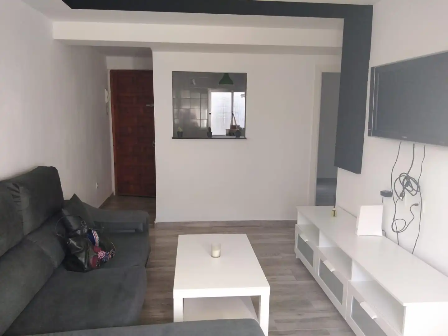 Sala d'estar de Pis en venda en Málaga amb Calefacció i Moblat