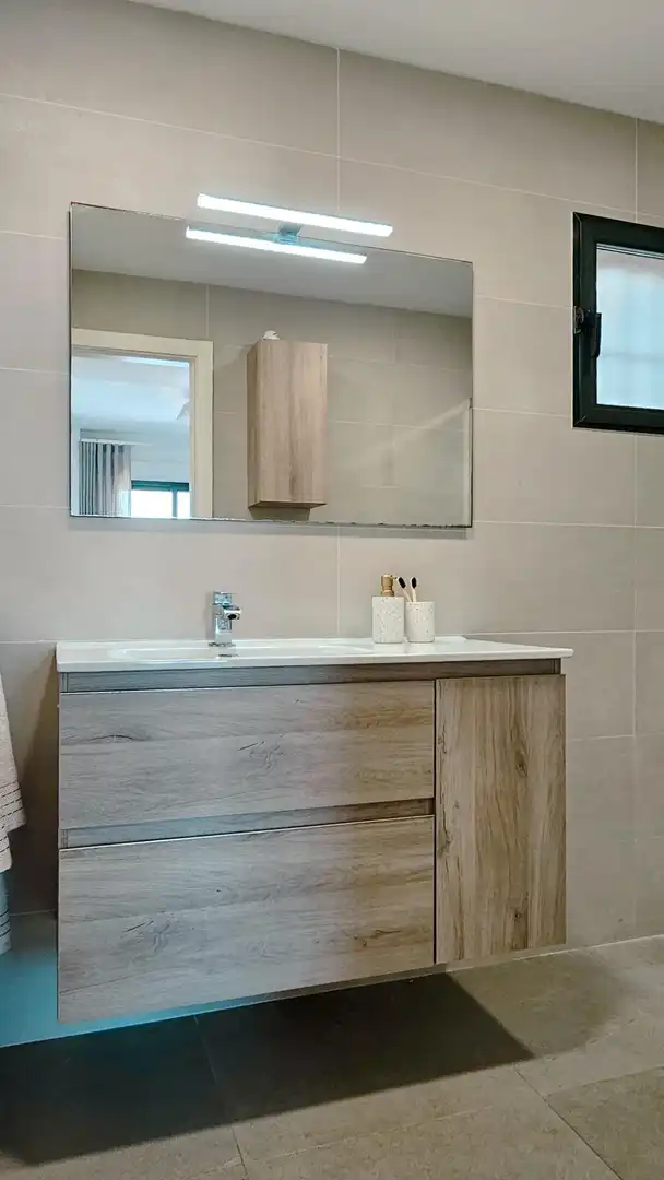 Bathroom of Flat for sale in Daimús  with Air Conditioner, Terrace and Furnished