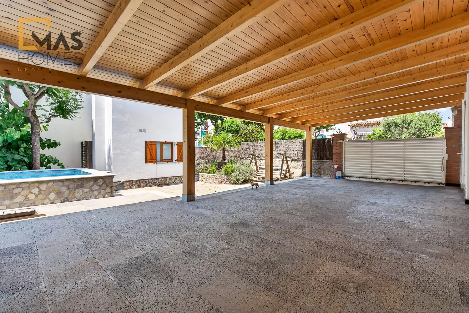 Terraza de Casa o chalet en venta en Parets del Vallès con Aire acondicionado, Calefacción y Jardín privado