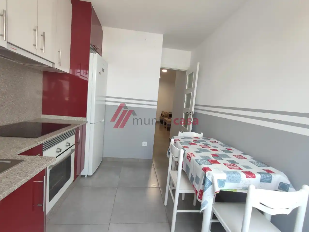 Kitchen of Flat for rent in Ferrol  with Heating and Furnished