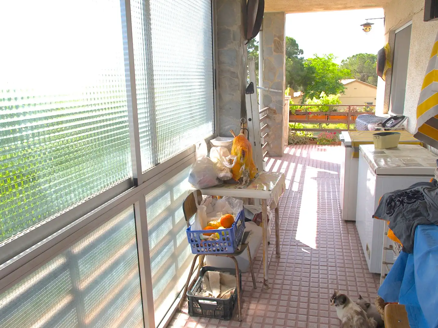 Balcony of Houses for sale in Terrassa  with Terrace, Storage room and Oven