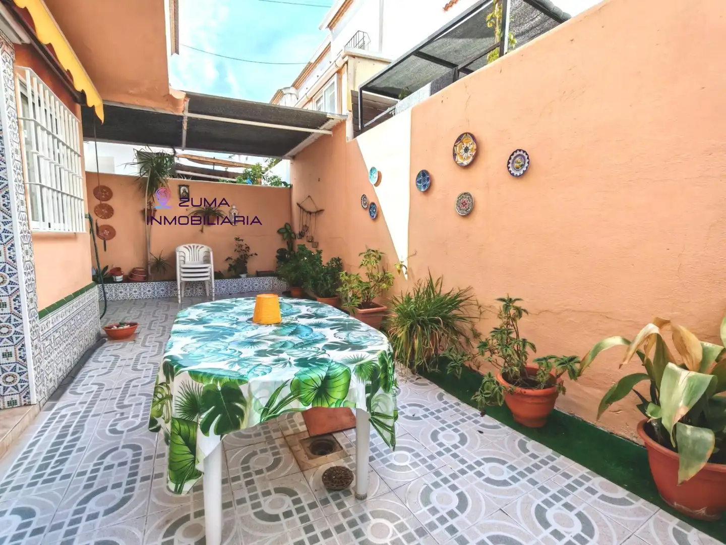 Terraza de Casa adosada en venta en Churriana