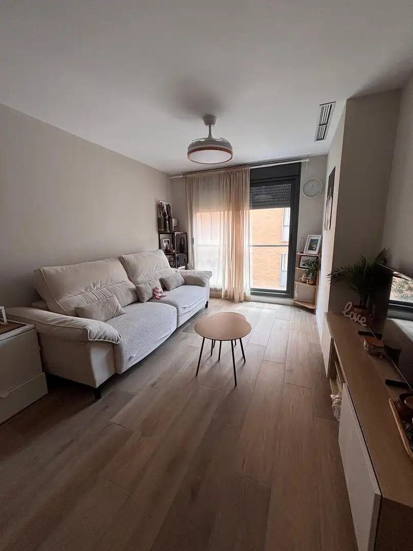 Sala d'estar de Pis de lloguer en Terrassa amb Parquet i Traster