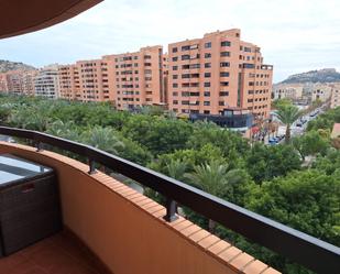 Exterior view of Flat for sale in Alicante / Alacant  with Air Conditioner, Private garden and Storage room
