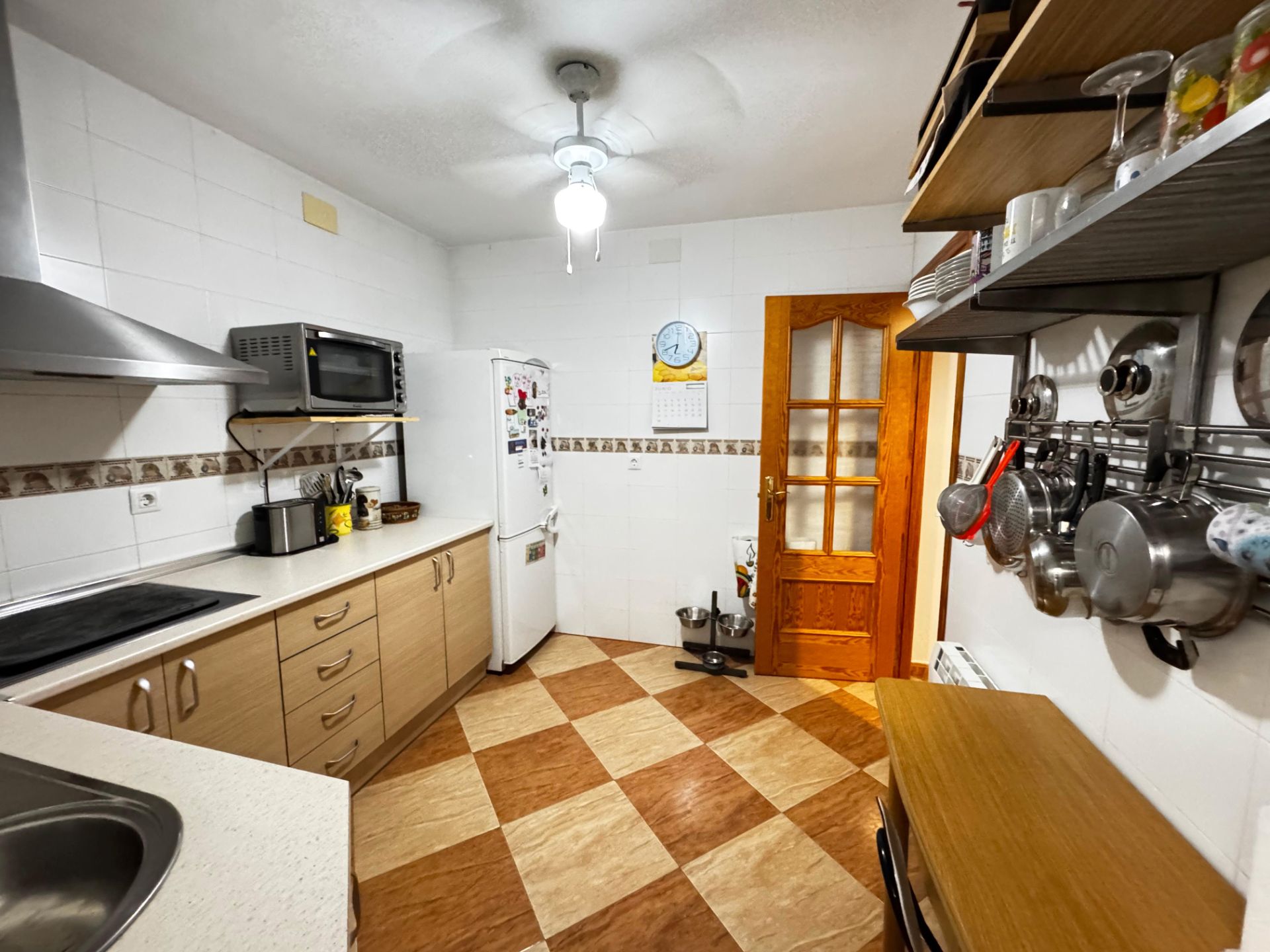 Kitchen of Flat for sale in Manzanares  with Air Conditioner, Terrace and Balcony