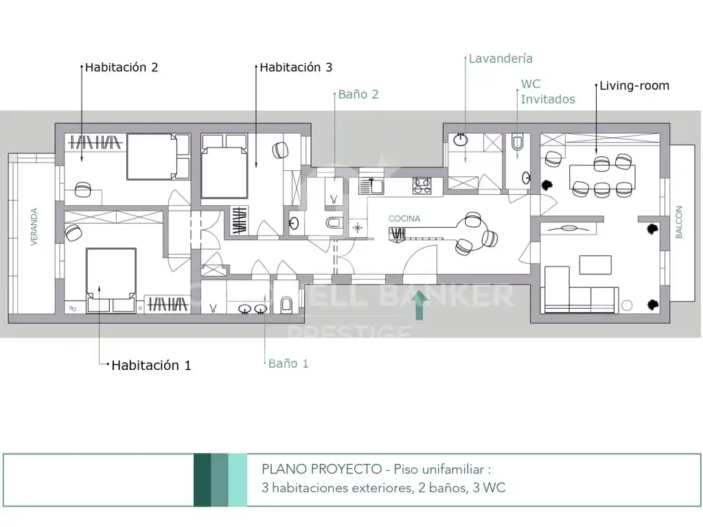 Appartamento con terrazza in vendita a Carrer Rosselló, imagen 26