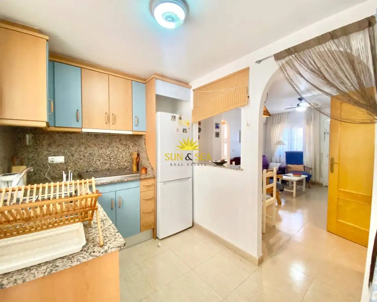 Cocina de Apartamento de alquiler en Cartagena con Aire acondicionado, Calefacción y Piscina