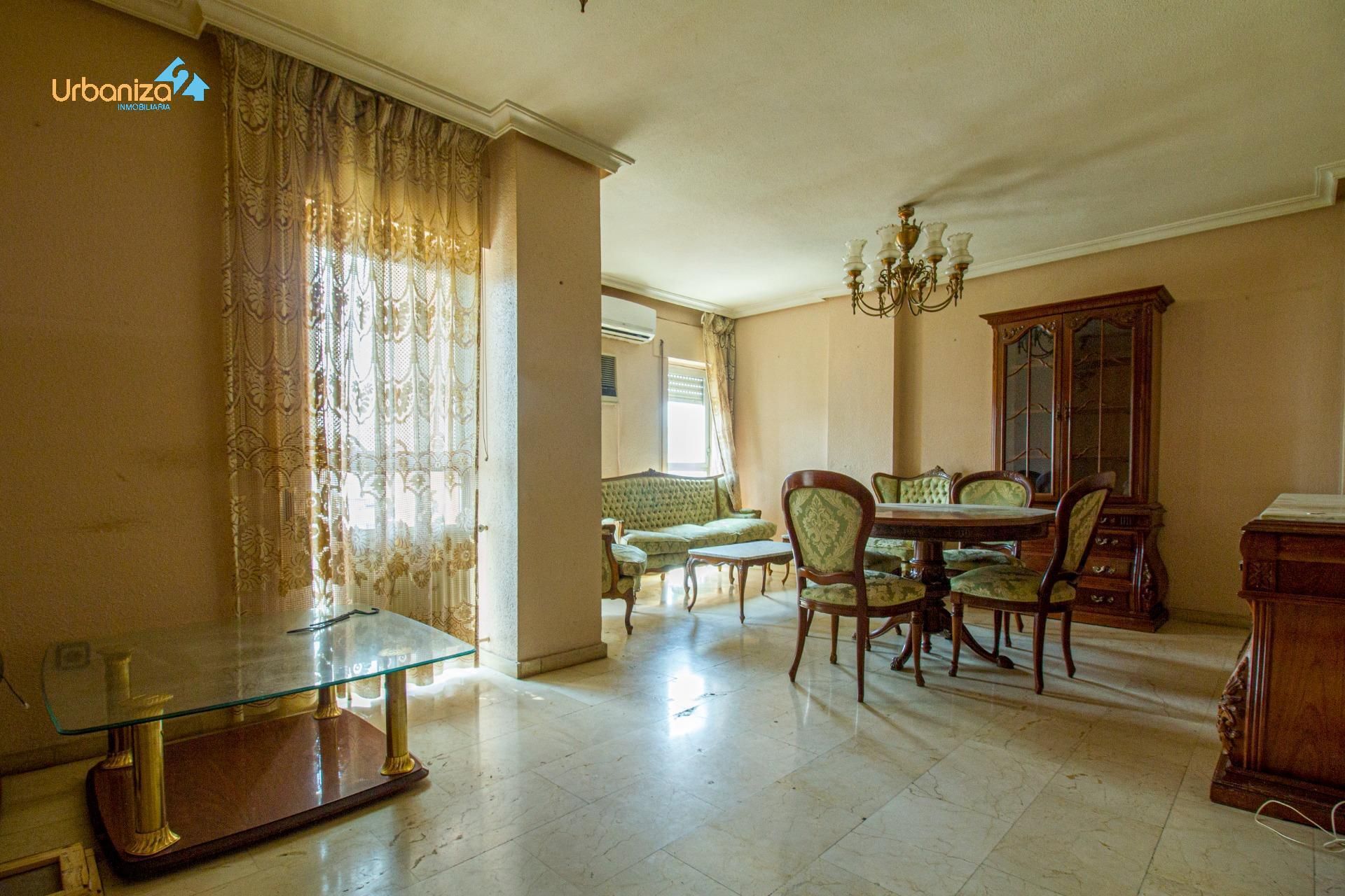 Living room of Flat for sale in Badajoz Capital  with Heating, Terrace and Balcony