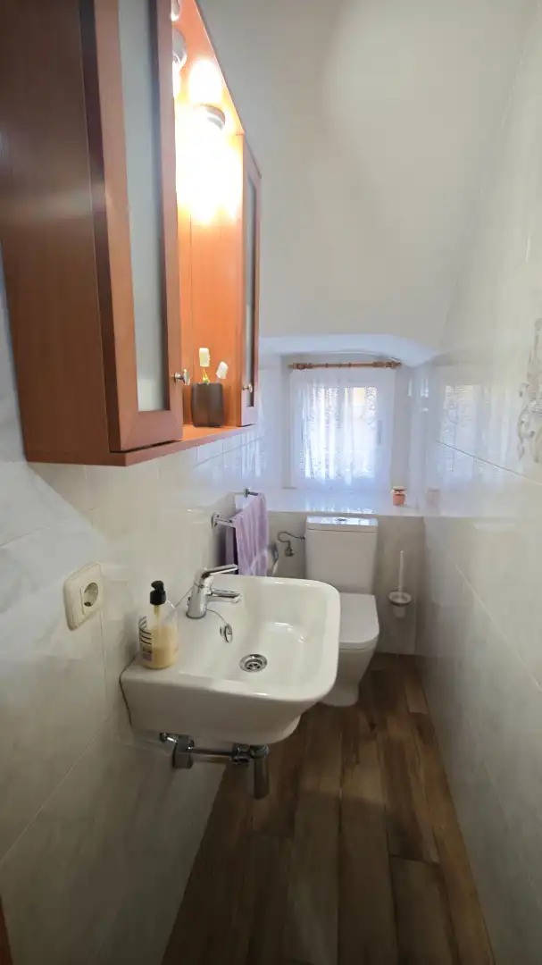 Bathroom of Detached homes for sale in Roquetas de Mar  with Air Conditioner, Furnished and Balcony