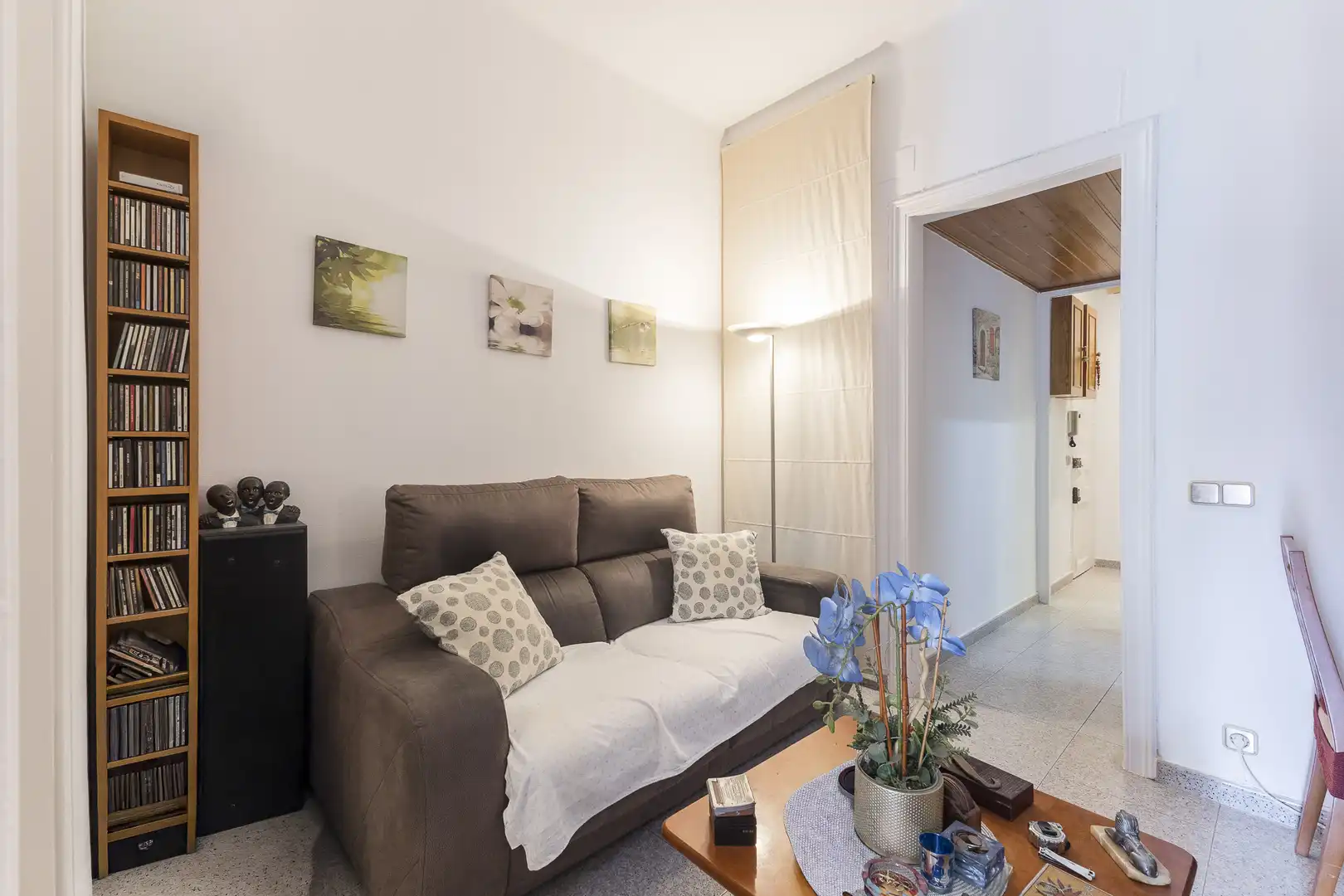 Sala de estar de Piso en venta en Barcelona con Aire acondicionado, Calefacción y Balcón